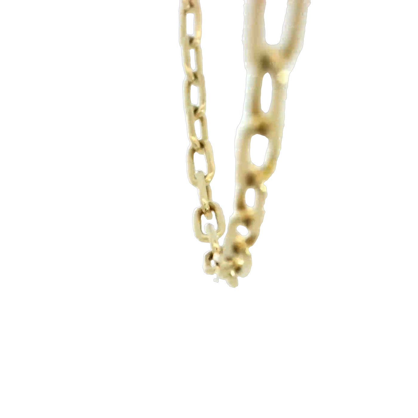 18K PAPERCLIP CHAIN