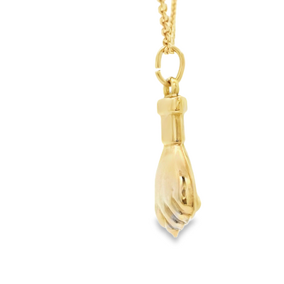 PENDANT 14KP FIST HAND FIST HAND