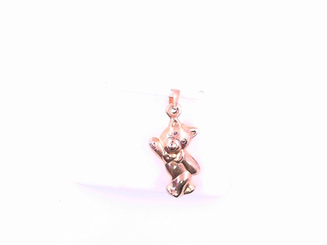 PENDANT 14KP 0.8G DANCING TEDDY BEAR