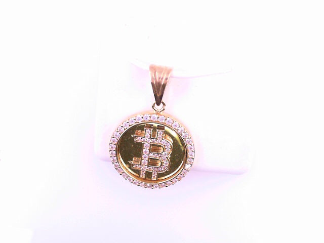 PENDANT 14K BitCoin 3.5g Cz Medal