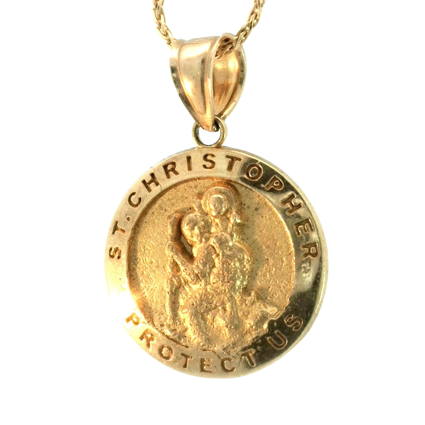 14KP Christopher 2.6g medal