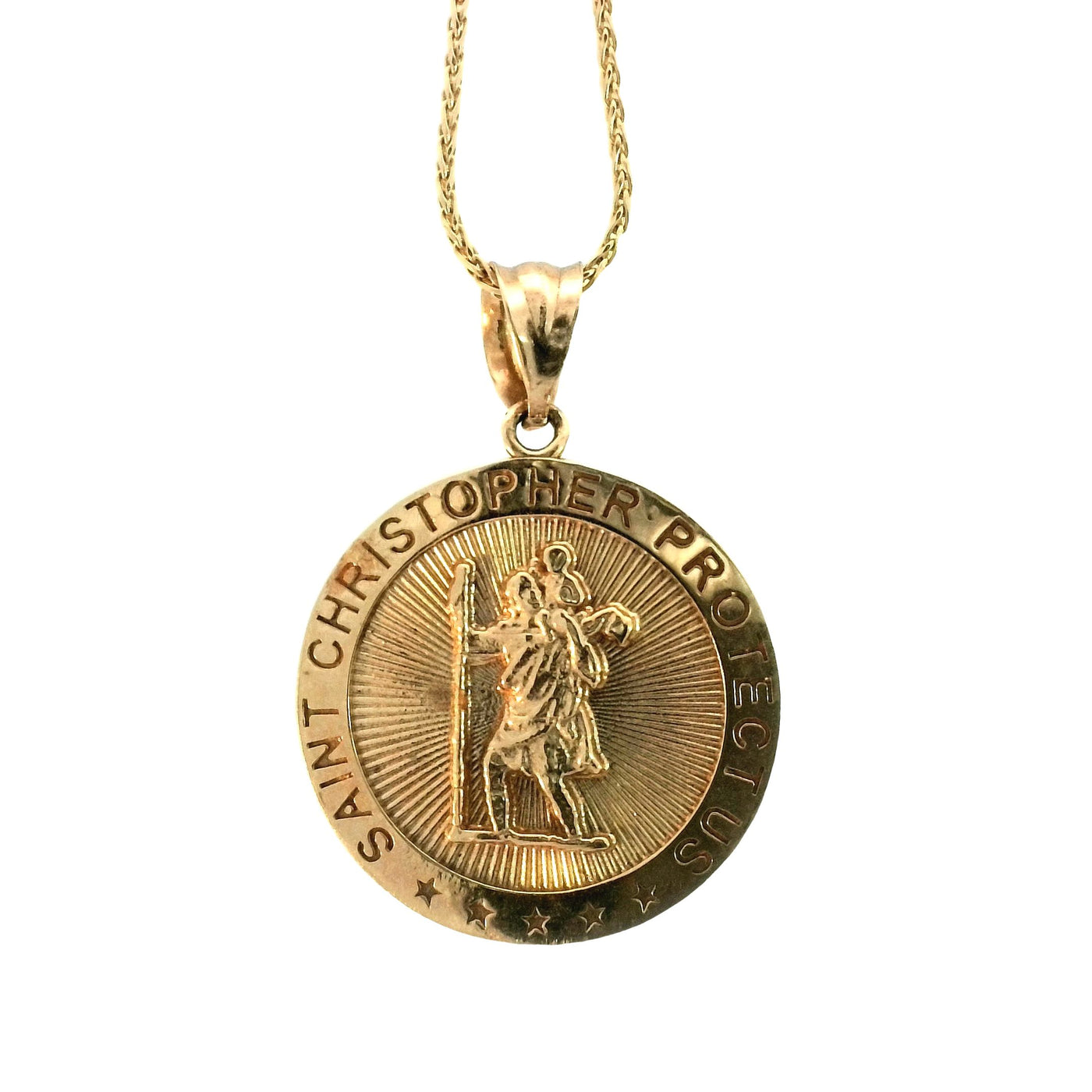 14K ST. CHRISTOPHER 2.1G MEDIUM