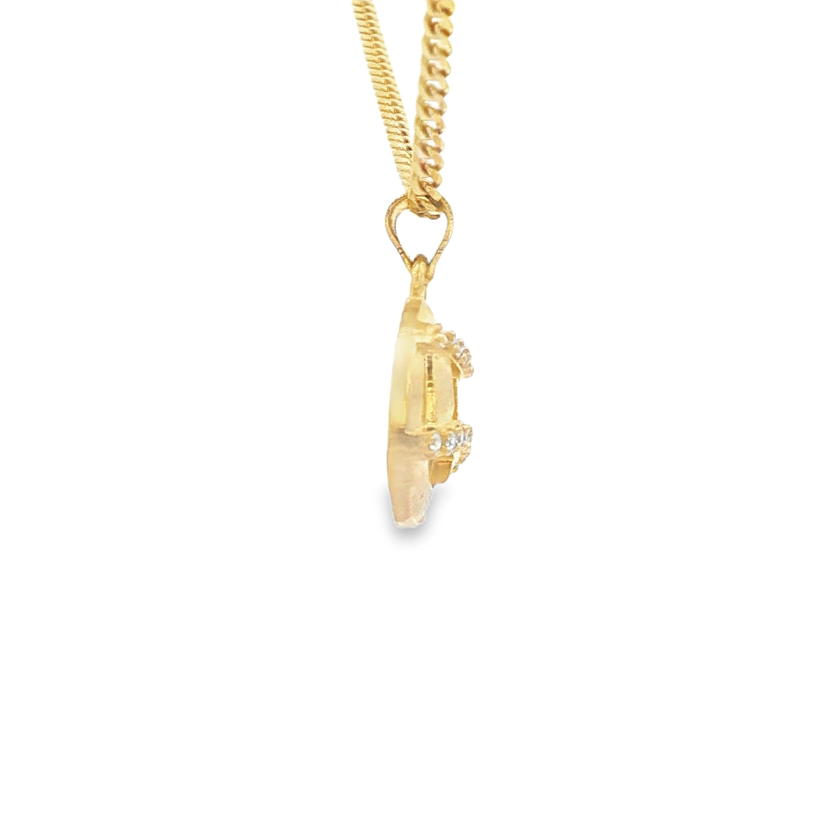 PENDANT 14K 2.6G BASEBALL CZ BASEBALL