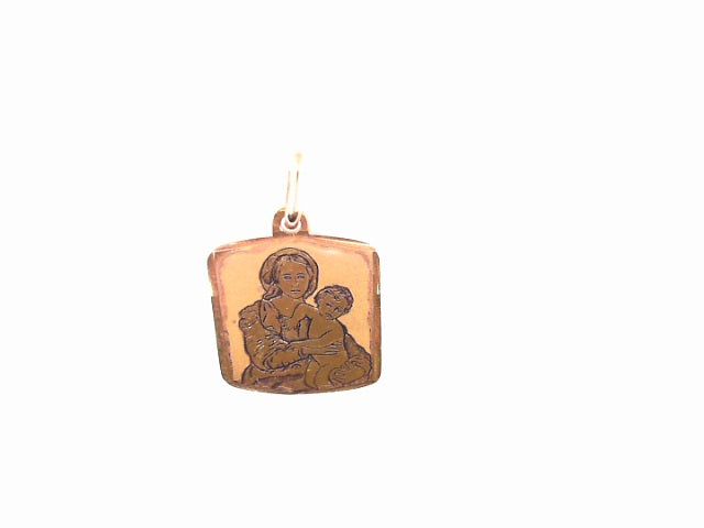 PENDANT 18K 3.0G MARY AND BABY JESUS