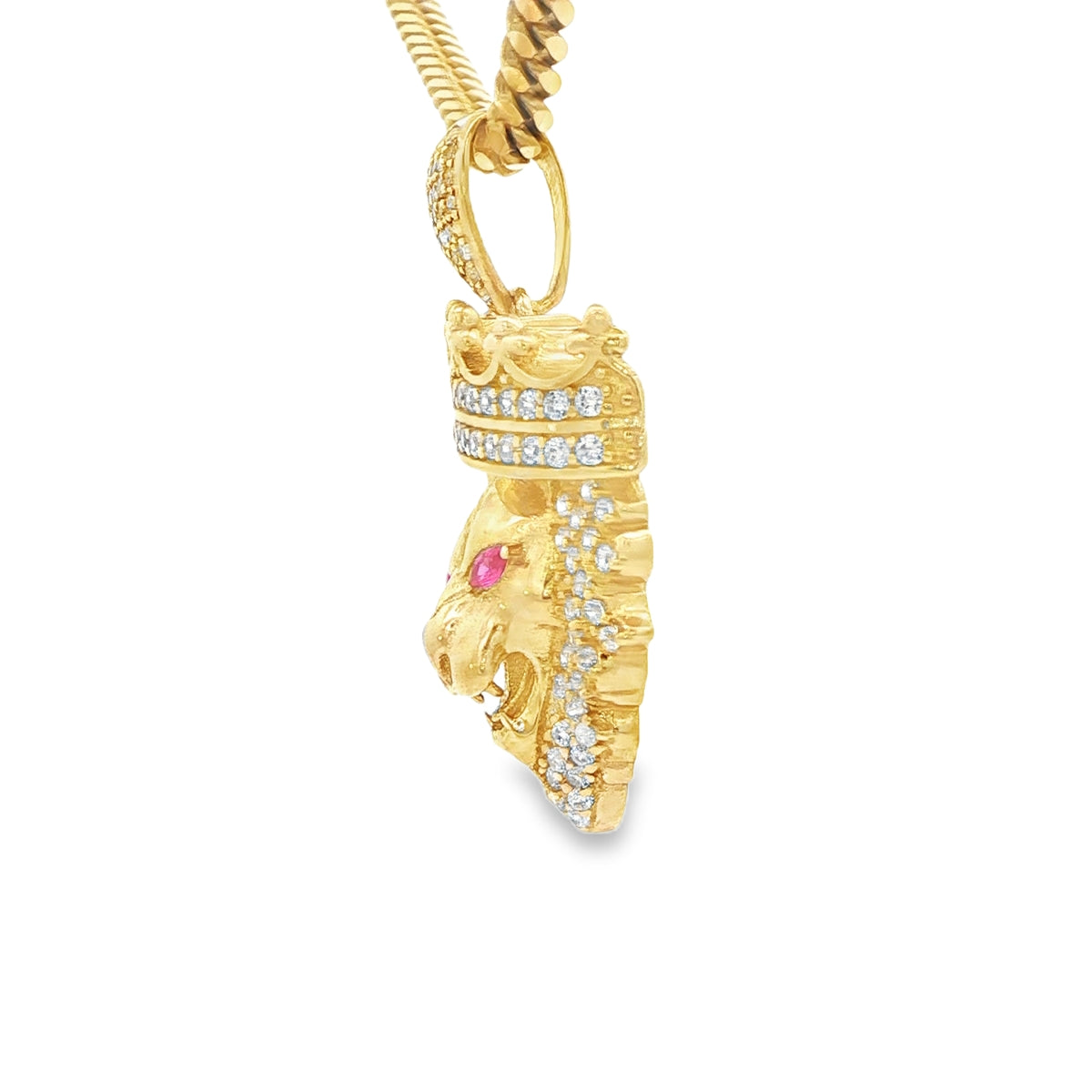 14 KARAT CHARM WEIGHT: 8.3G
CZ LIONS HEAD CROWN R