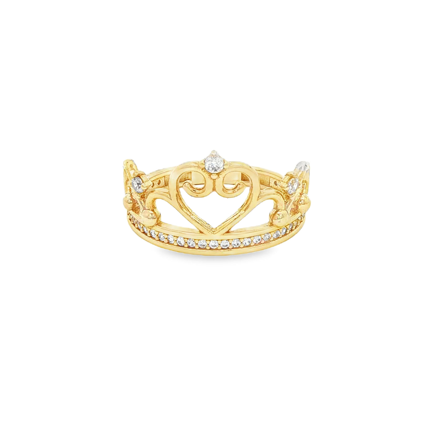 14 KARAT RING SIZE 8.25 WEIGHT: 3.2G
CZ CROWN ROU