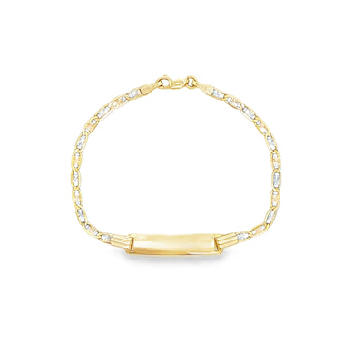 14 KARAT BRACELET LENGTH 6 WEIGHT: 2.5G : ID 2.5MM