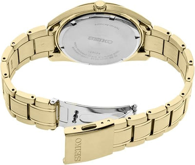 Seiko Men's SUR314 Essentials Stainless Steel w/ Gold Finish Watch