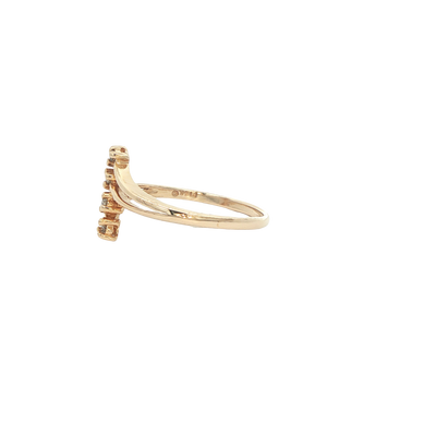14 KARAT RING SIZE 6.25 WEIGHT: 1.7G : NATURAL DIA