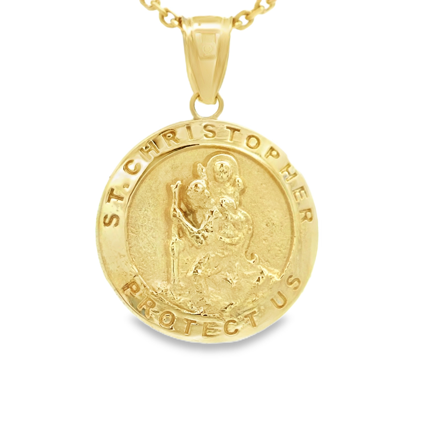 14KP Christopher 2.6g medal