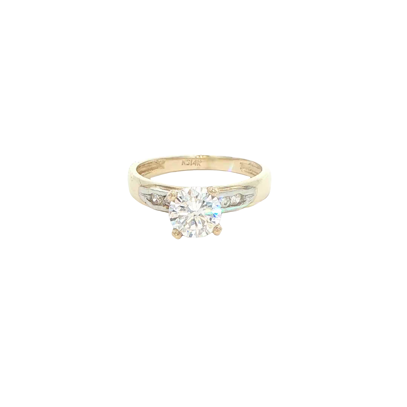 14 KARAT RING SIZE 7 WEIGHT: 3.2G SIZE/ OTHER: 3.5