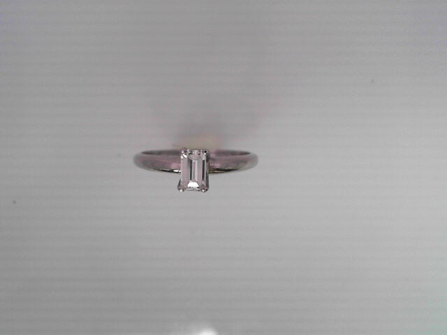 RING 14KR Diamond #7 W Baguette 0.50ct 2.2g