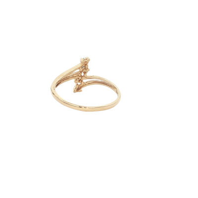 14 KARAT RING SIZE 6.25 WEIGHT: 1.7G : NATURAL DIA