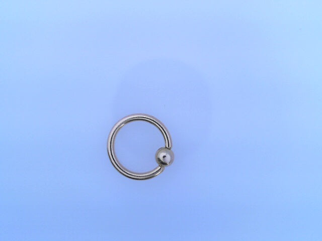 PIERCING 14 KARAT WEIGHT: 0.6G
SIZE/ OTHER: SEPTU