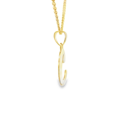 14 KARAT CHARM LETTER C