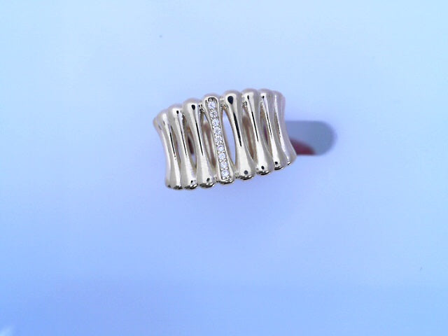 RING 14KR 5.0G OPEN BAR #71/4 CZ OPEN BAR STLE