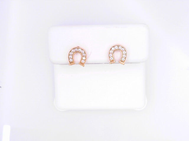 14KE 0.9G CZ
HORSE SHOE
STUD