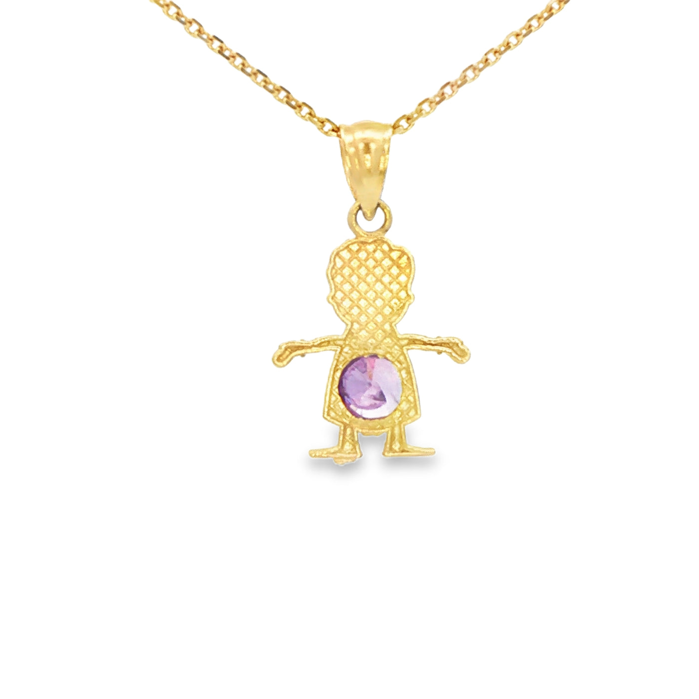 PENDANT 14KP BOY AMETHYST
