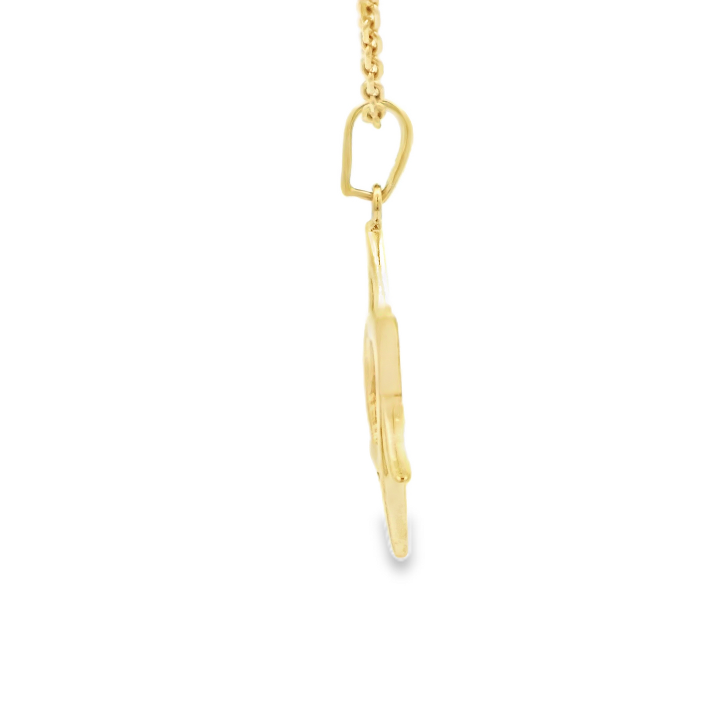 PENDANT 14K STAR STAR OF DAVID POLISHED