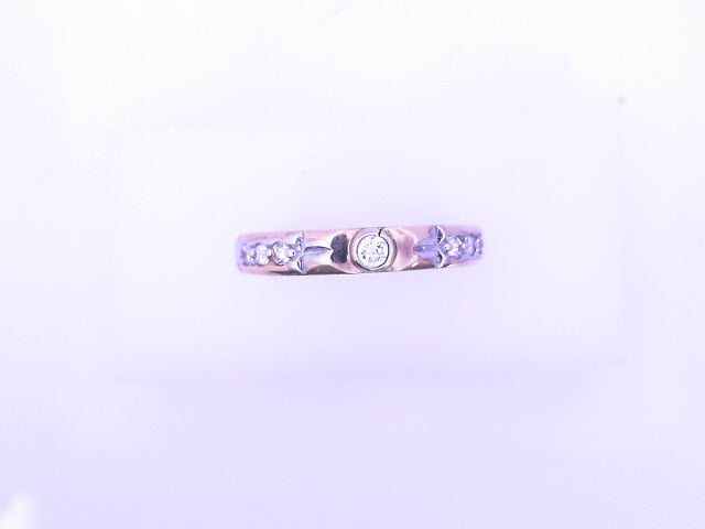 14 KARAT RING SIZE 10.5 WEIGHT: 2.3G
3.5MM CZ 2TO