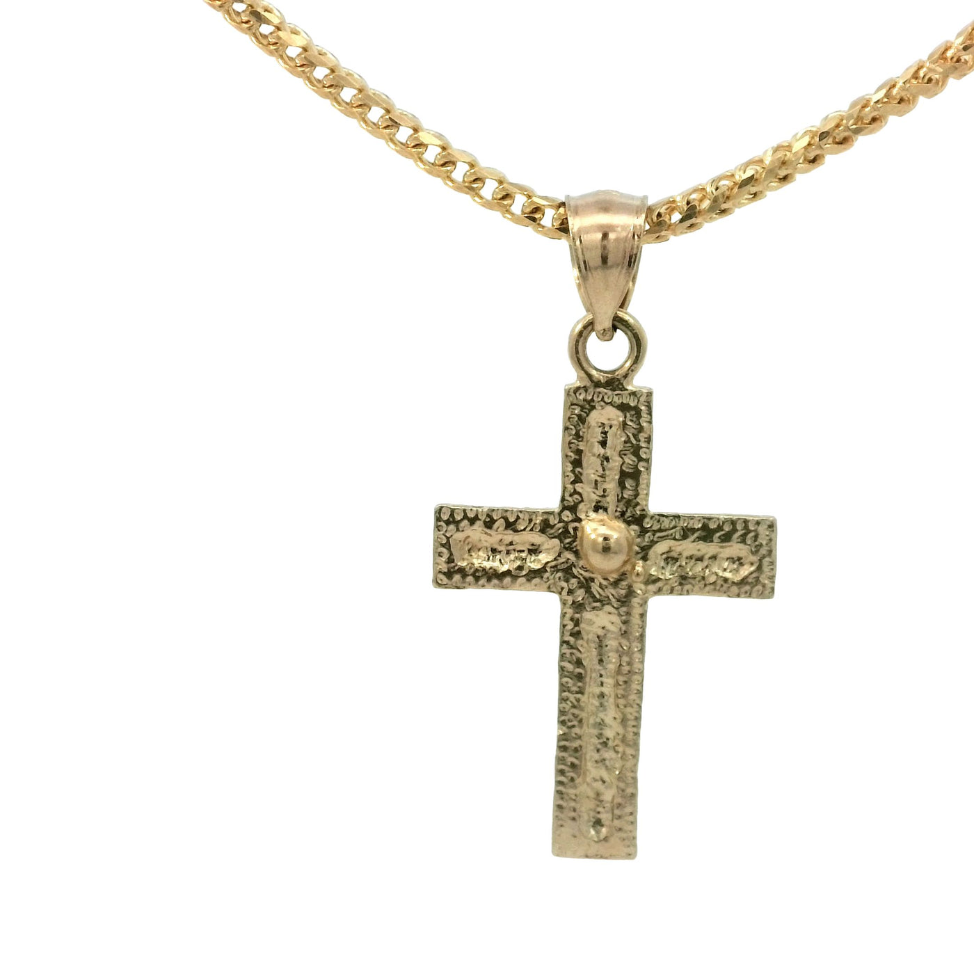 Cross pendant 14 karat DC