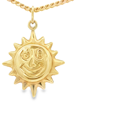 PENDANT 14K SUN-SMILE Y