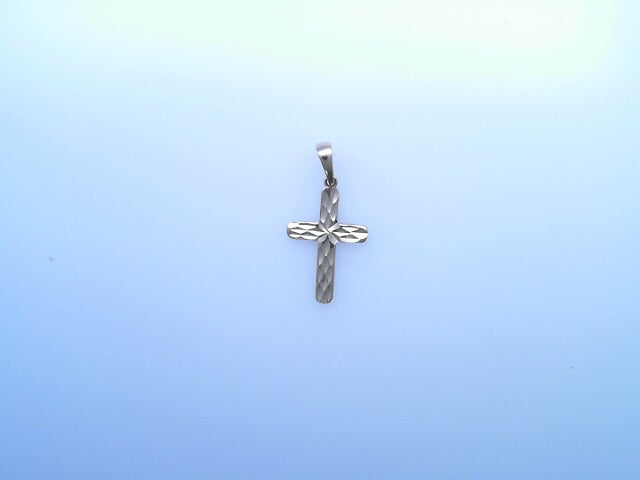 14K  PENDENT 0.5G CROSS DC CROSS