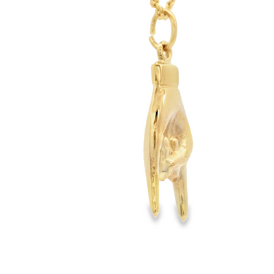 PENDANT 14K HANG LOSE HAND
