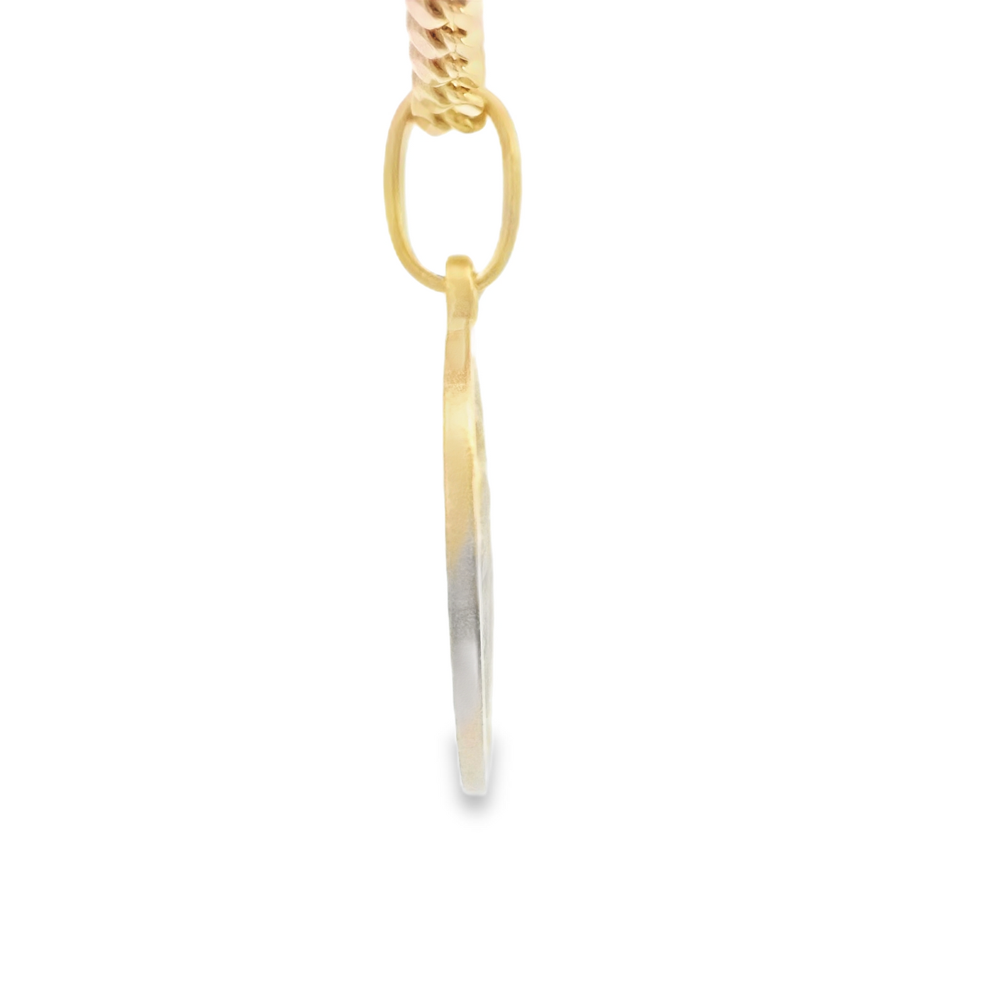 14K PENDANT  1.7G SAINT MILAGROSA VIRGEN MARI OVAL