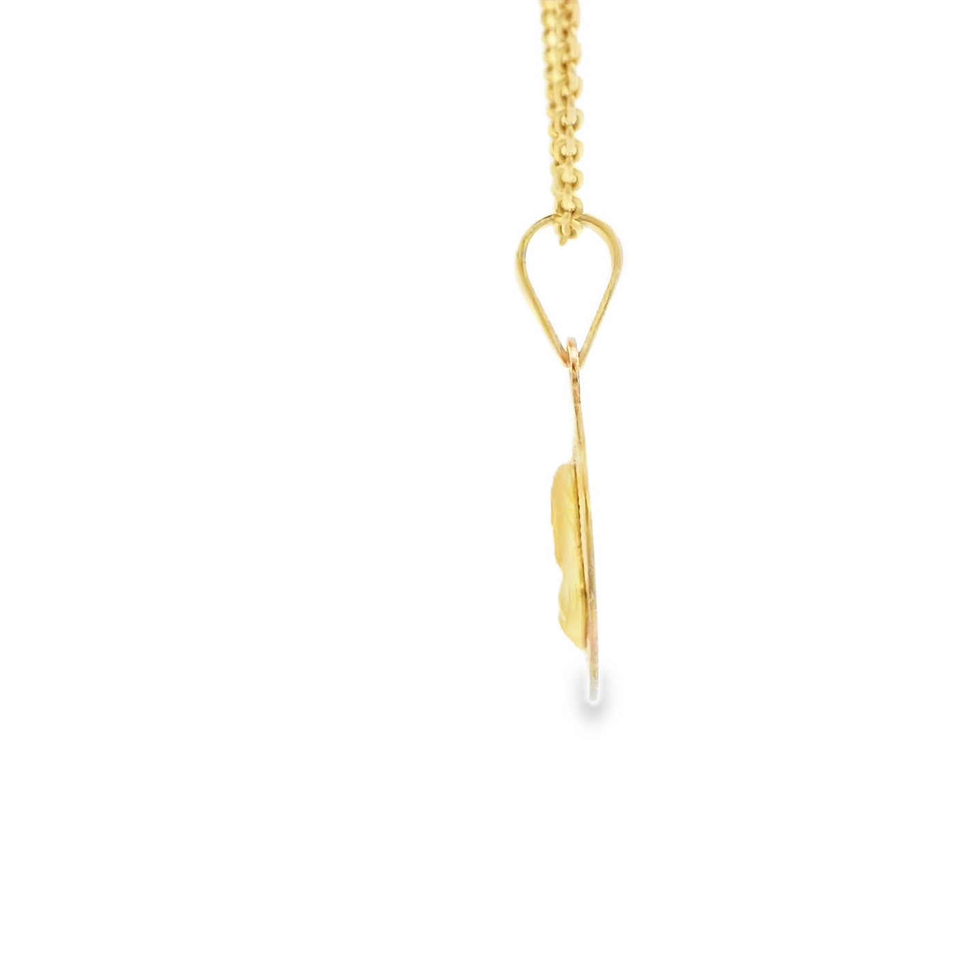 PENDANT 14K PENDANT 3TONE JESUS