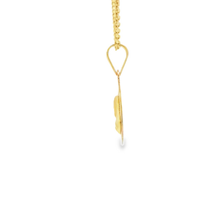 PENDANT 14K PENDANT 3TONE JESUS