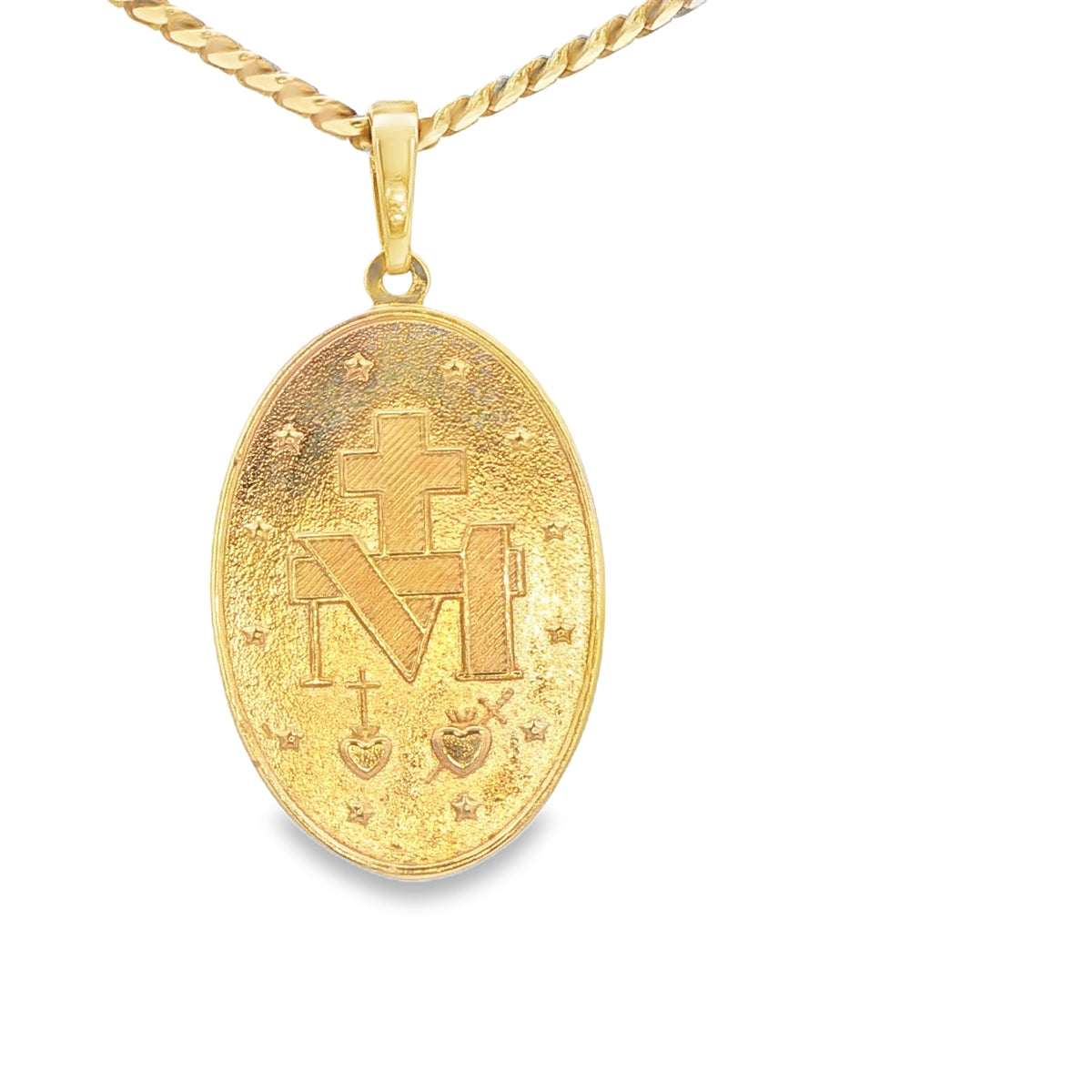 14 KARAT CHARM LENGTH 18 WEIGHT: 5.9G : VIRGEN MAR