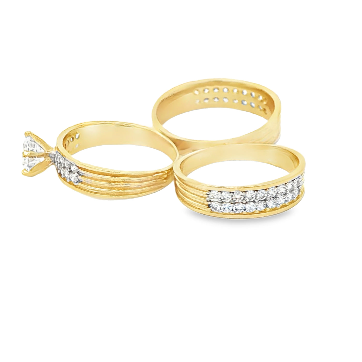 14 KARAT RING SIZE 7.25 WEIGHT: 3.5G : 4.2MM CZ SO