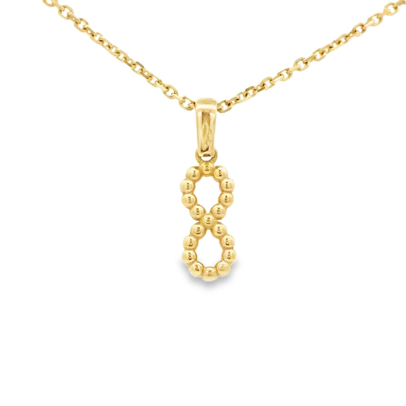 PENDENT14KP INFNITI BEAD STYLE