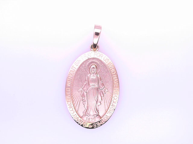 14 KARAT CHARM LENGTH 18 WEIGHT: 5.9G : VIRGEN MAR