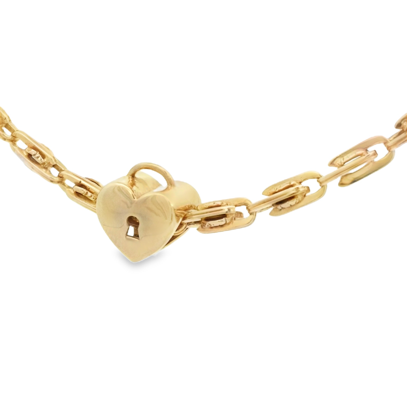 PENDANT 14K HEART SLIDER POLISHED