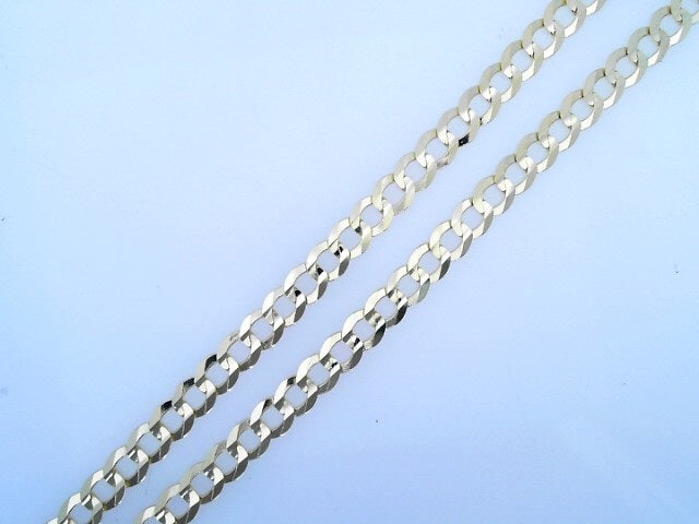14 KARAT CUBAN ITALIAN CURB CHAIN LENGTH: 20 WEIGH