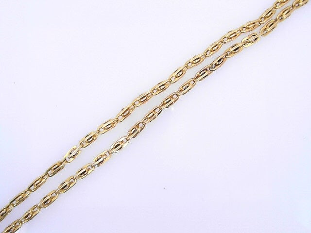 14 KARAT CHAIN LENGTH: 15 WEIGHT: 13.9 : 2.7MM FAN