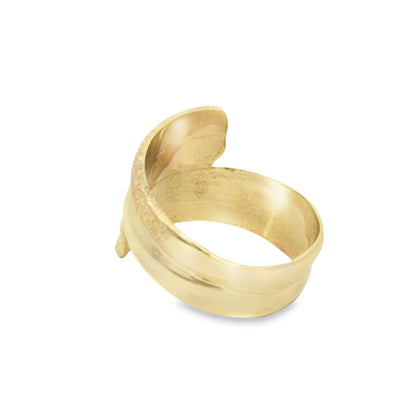 14K Free Form Ring Size 10.25