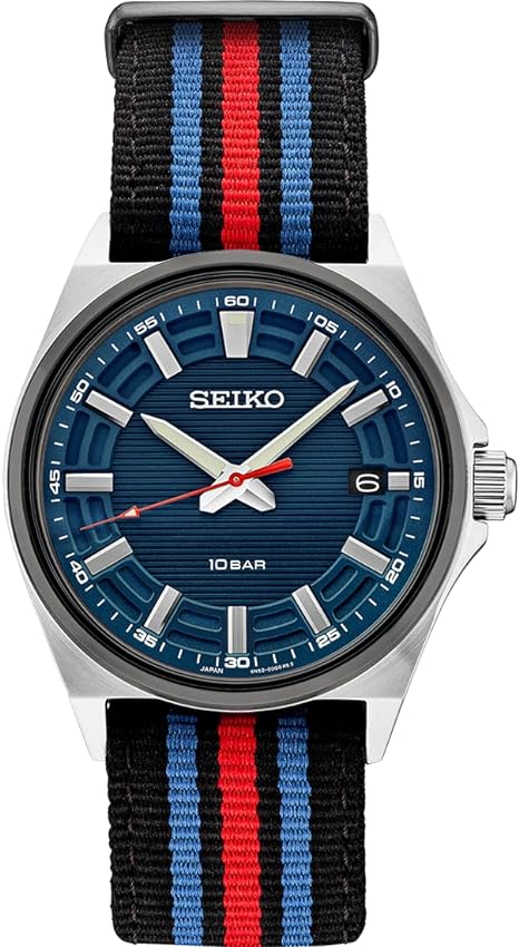 Seiko Men's SUR509 10 Bar Essentials Stainless Steel Watch