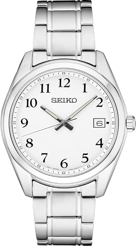 Seiko Men's SUR459 Essentials Stainless Steel Watch