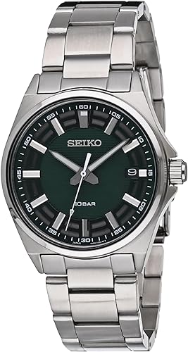 Seiko Men's SUR503 10 Bar Stainless Steel Watch