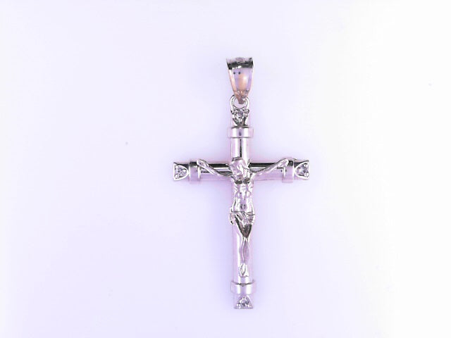 PENDANT 14KP W 6.0G JESUS WHITE POLISHED