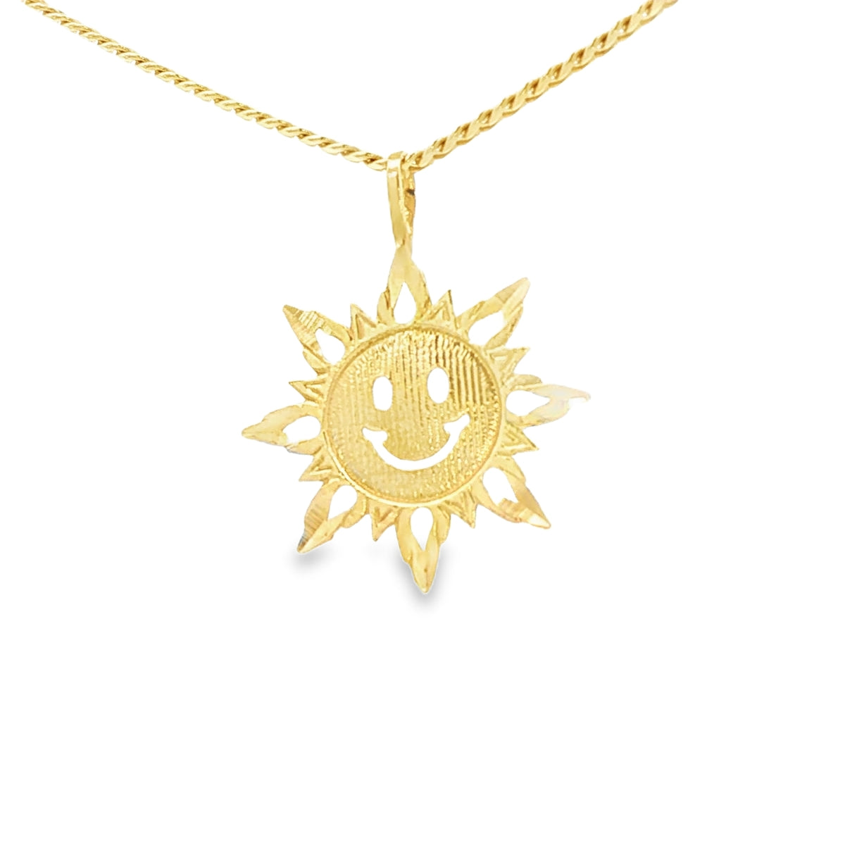 PENDANT 14K PENDANT SUN SMILE