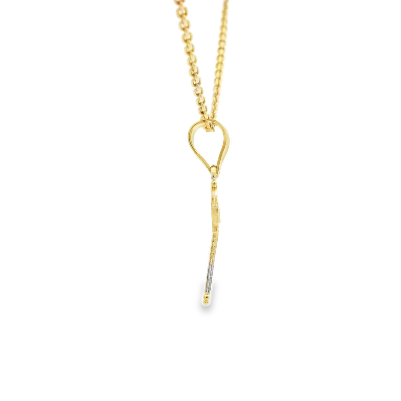 PENDANT 14K KEY SAN BENITO SMALL