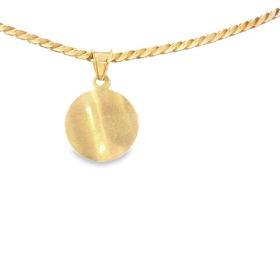 14KP PENDANT 2TONE COMMUNION CHALIS