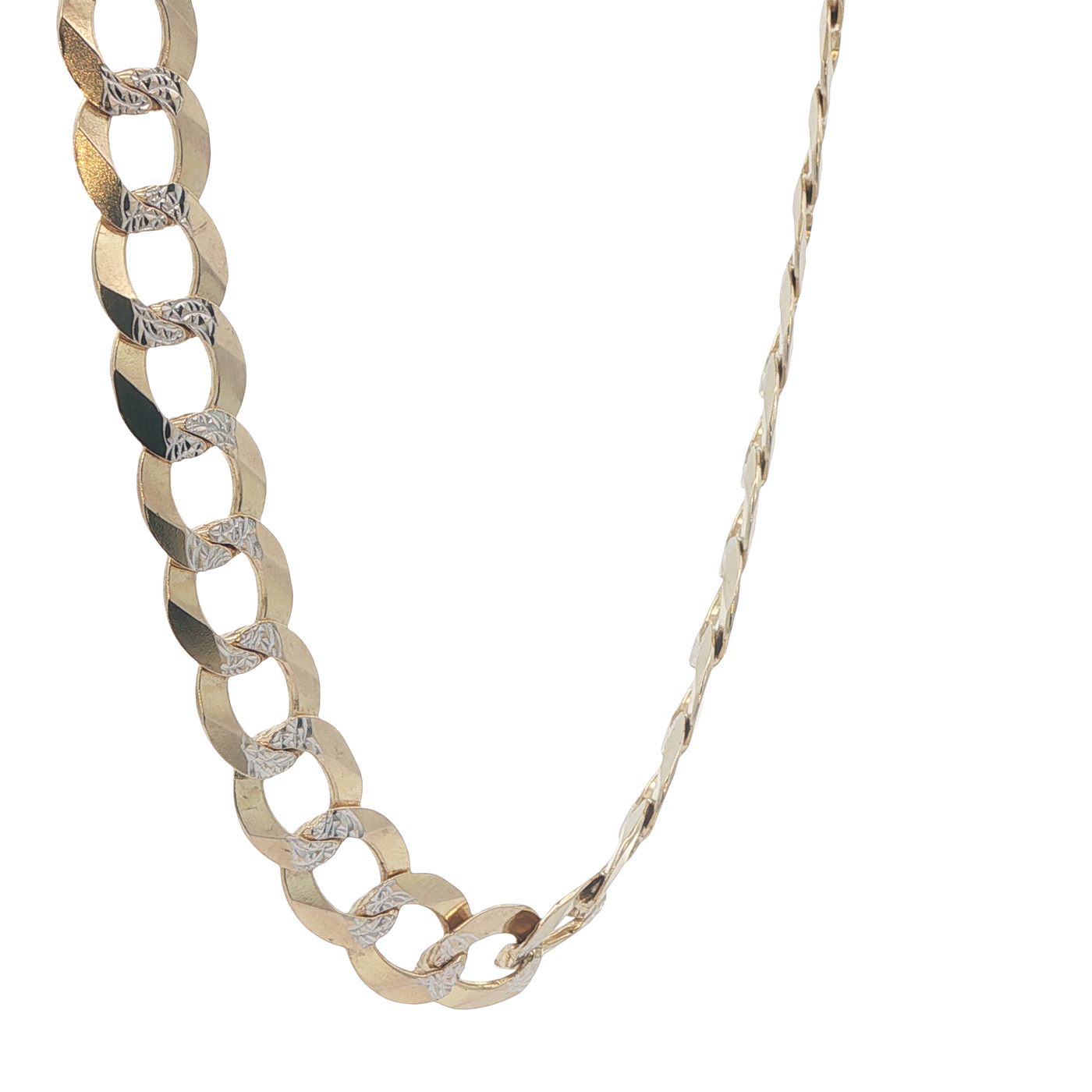 10 KARAT CUBAN ITALIAN CURB CHAIN LENGTH: 30