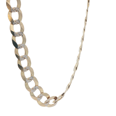 10 KARAT CUBAN ITALIAN CURB CHAIN LENGTH: 30
