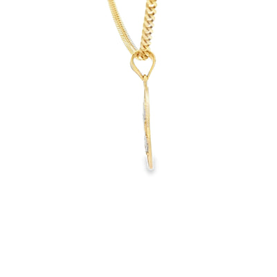 14K   PENDENT MEDAL 3TONE