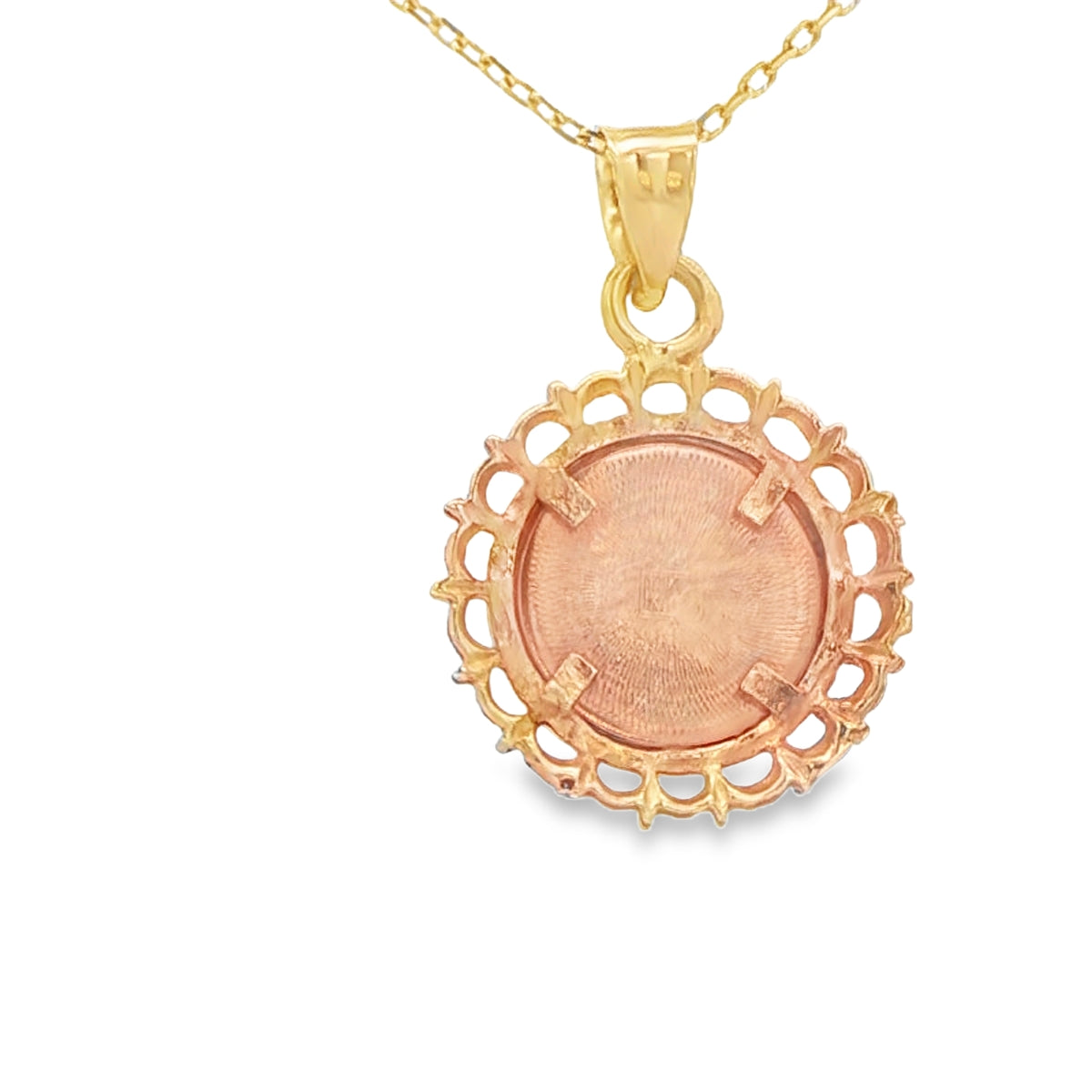 PENDANT 14K 2.1G SAGITARIOUS 2TONE
